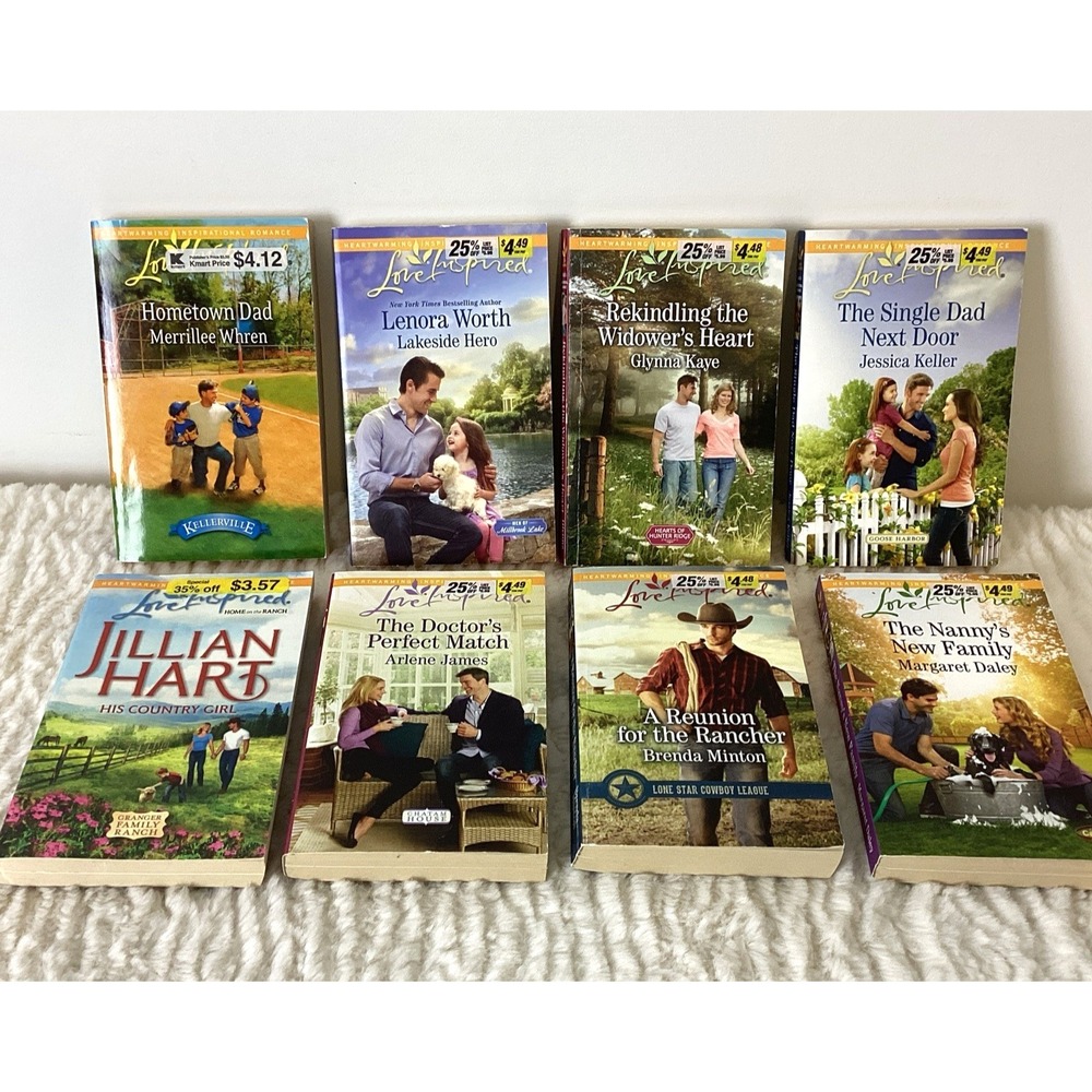 Harlequin Love Inspired Romance Books Western Cottage Family Sweet‎ Novels - 8